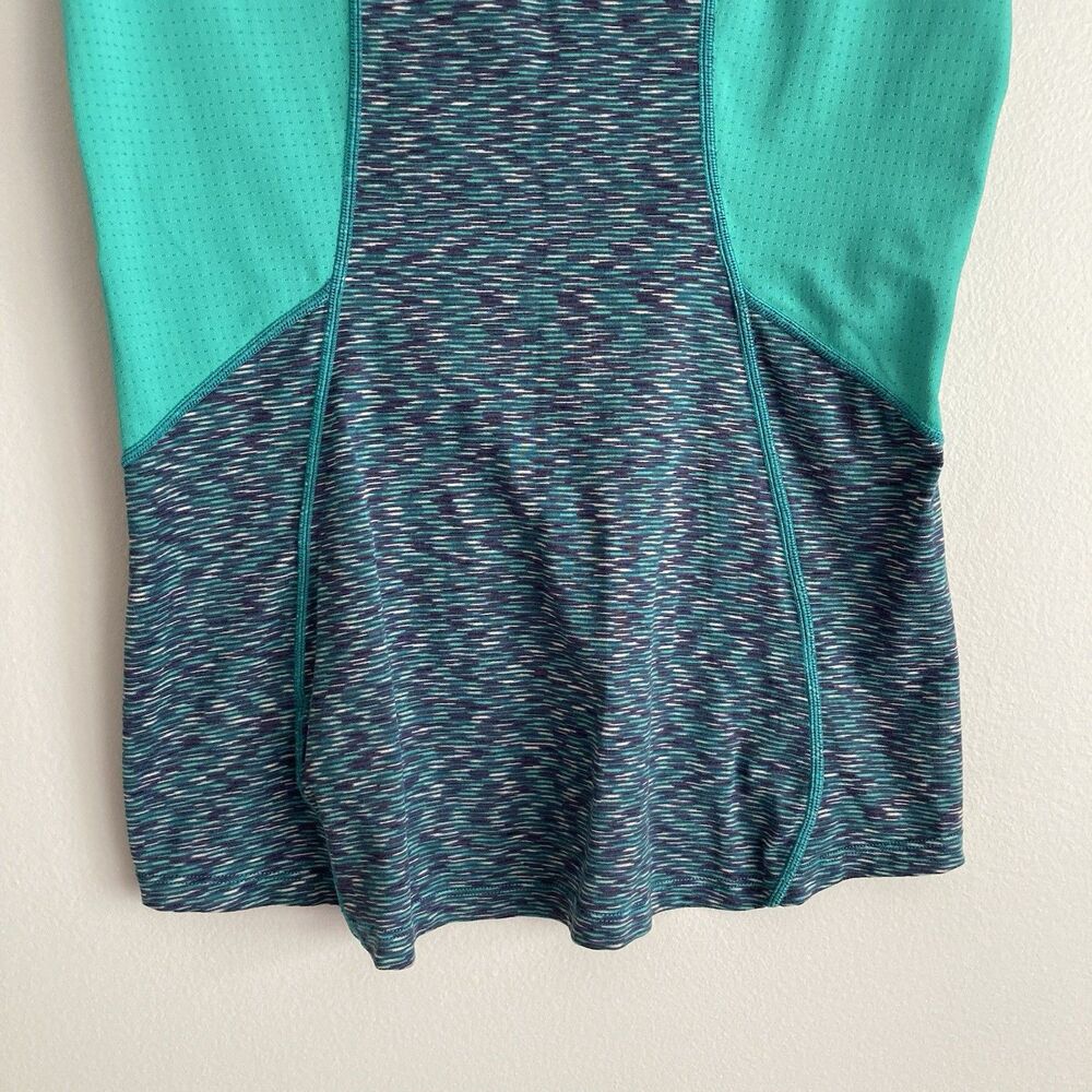 Marmot Womens Mirage Tee Activewear V-Neck T-Shirt Size XS Moss Green/Teal - Picture 10 of 11